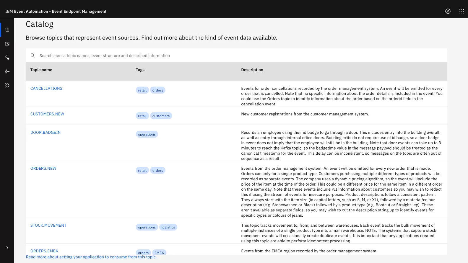 Event Endpoint Management with IBM Event Automation