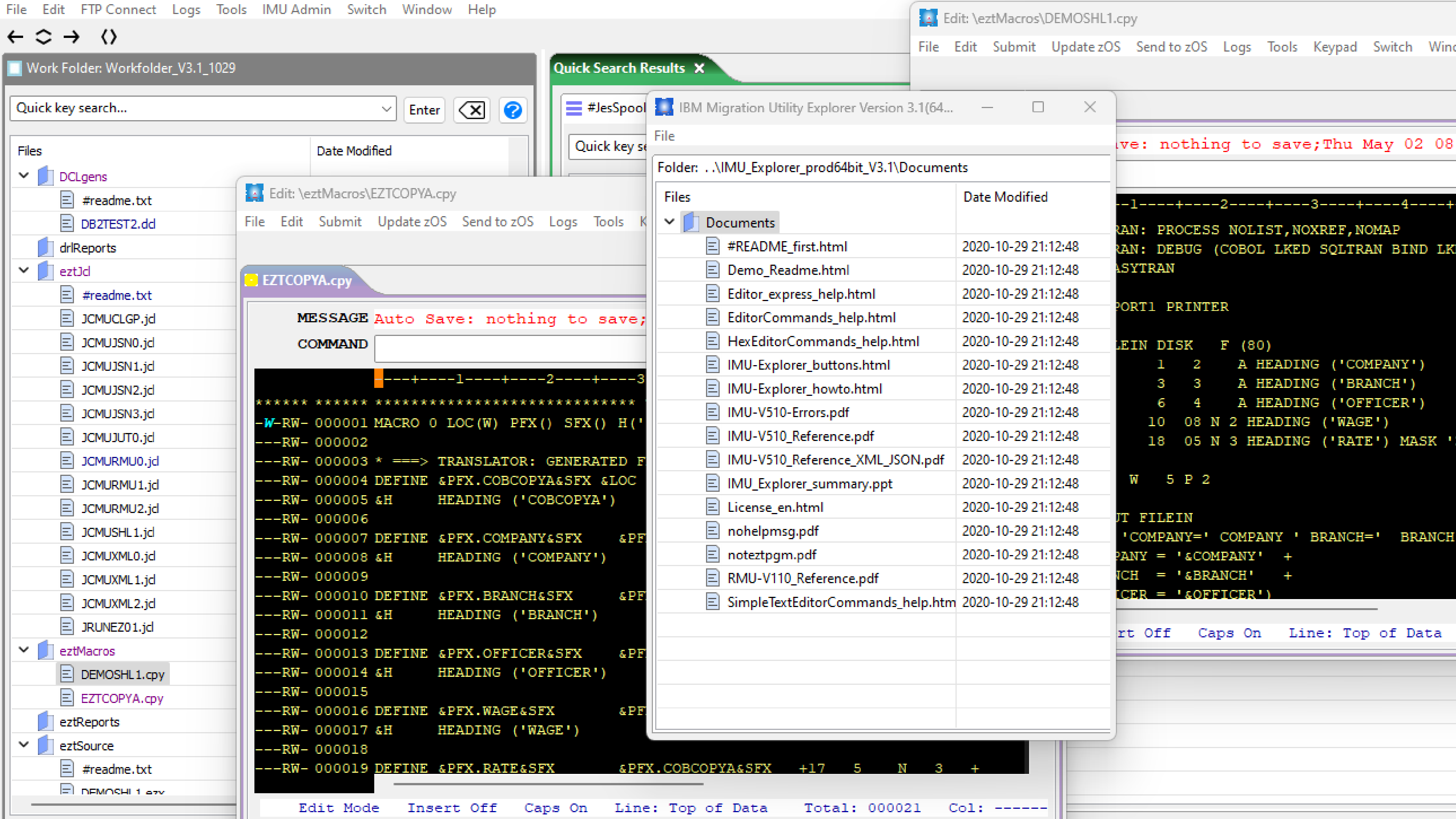 IBM Migration Utility for z/OS