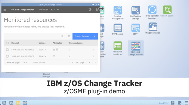 Track, manage, and back up configuration changes in real time with a z/OS® management tool.